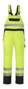 07092-880-171 Bib & Brace Over Trousers - hi-vis yellow/navy
