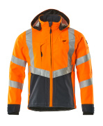 15502-246-14010 Softshell Jacket - hi-vis orange/dark navy