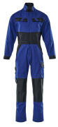 15719-330-11010 Boilersuit with kneepad pockets - royal/dark navy