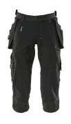 17049-311-09 ¾ Length Trousers with holster pockets - black