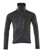 17103-316-01009 Fleece Jumper with zipper - dark navy/black