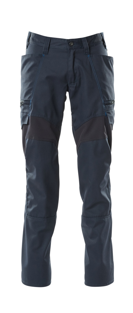 18679-442-010 Trousers with thigh pockets - dark navy
