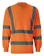 50106-854-14 Sweatshirt - hi-vis orange